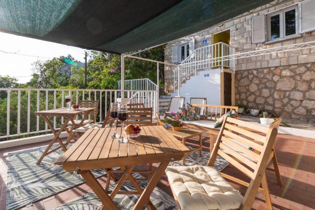 Diamond Sea - Vacation House With Private Parking And A Big Terrace Over The Sea Villa Dubrovnik Exterior photo