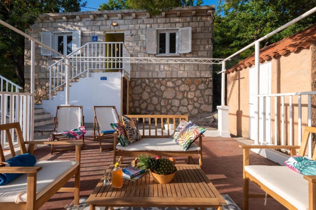 Diamond Sea - Vacation House With Private Parking And A Big Terrace Over The Sea Villa Dubrovnik Exterior photo